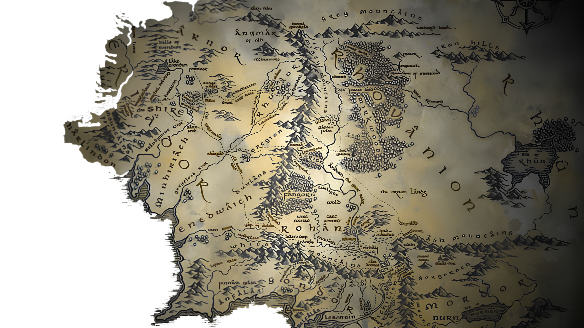Middle earth map